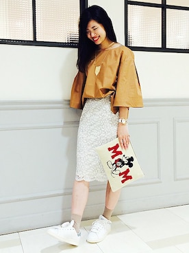 「ミッキー」｜ねだこさん（レディース・155cm）の秋コーディネート