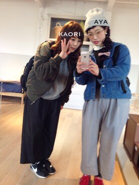 KAOPHONEさん（レディース・154cm）の冬コーディネート