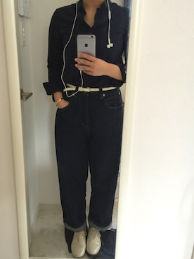 「アイテム（バングル/リストバンド）」を使った、Azusa Kさん（レディース・161cm・20代）の春コーディネート
