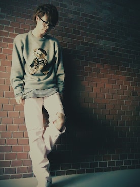 「JOYRICH(ジョイリッチ)のアイテム」を使った、HIROさん(メンズ・183cm)の春コーディネート