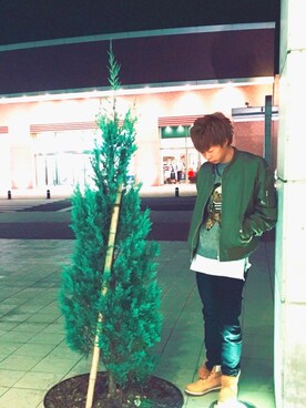 「JOYRICH」｜「アイテム（ブルゾン）」を使った、HIROさん（メンズ・183cm）の春コーディネート