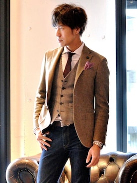 「decollo」｜satoshinoさん（メンズ・176cm）の冬コーディネート