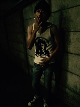 「肌見せ」｜「アイテム（福袋/福箱）」を使った、Tsutomu Echizenさん（メンズ・172cm）の夏コーディネート