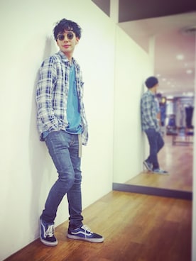 higucciさん（メンズ・174cm）の春コーディネート