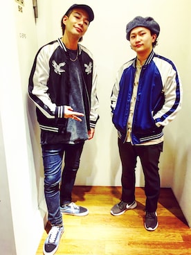 「SEVENDAYS=SUNDAY（セブンデイズサンデイ）のアイテム（その他アウター）」を使った、higucciさん（メンズ・174cm）の秋コーディネート