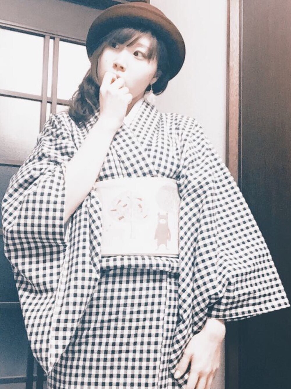 「きもの、きものコーディネート」｜「ひさかたろまんのアイテム（和装小物、ベージュ系）」を使った、ゆかさん（レディース・159cm）の冬コーディネートの1枚目の写真