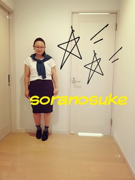 「アイテム（ブーティ）」を使った、☁︎•ꇵ͒•`s☺︎+sa*॰¨̮さん（レディース・154cm・30代）の秋コーディネート