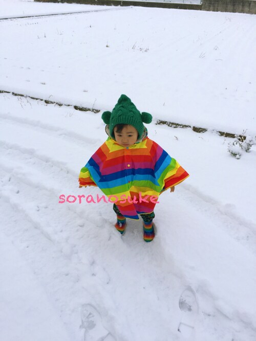 ꇵ S Ranosuke しまむらのポンチョを使ったコーディネート Wear