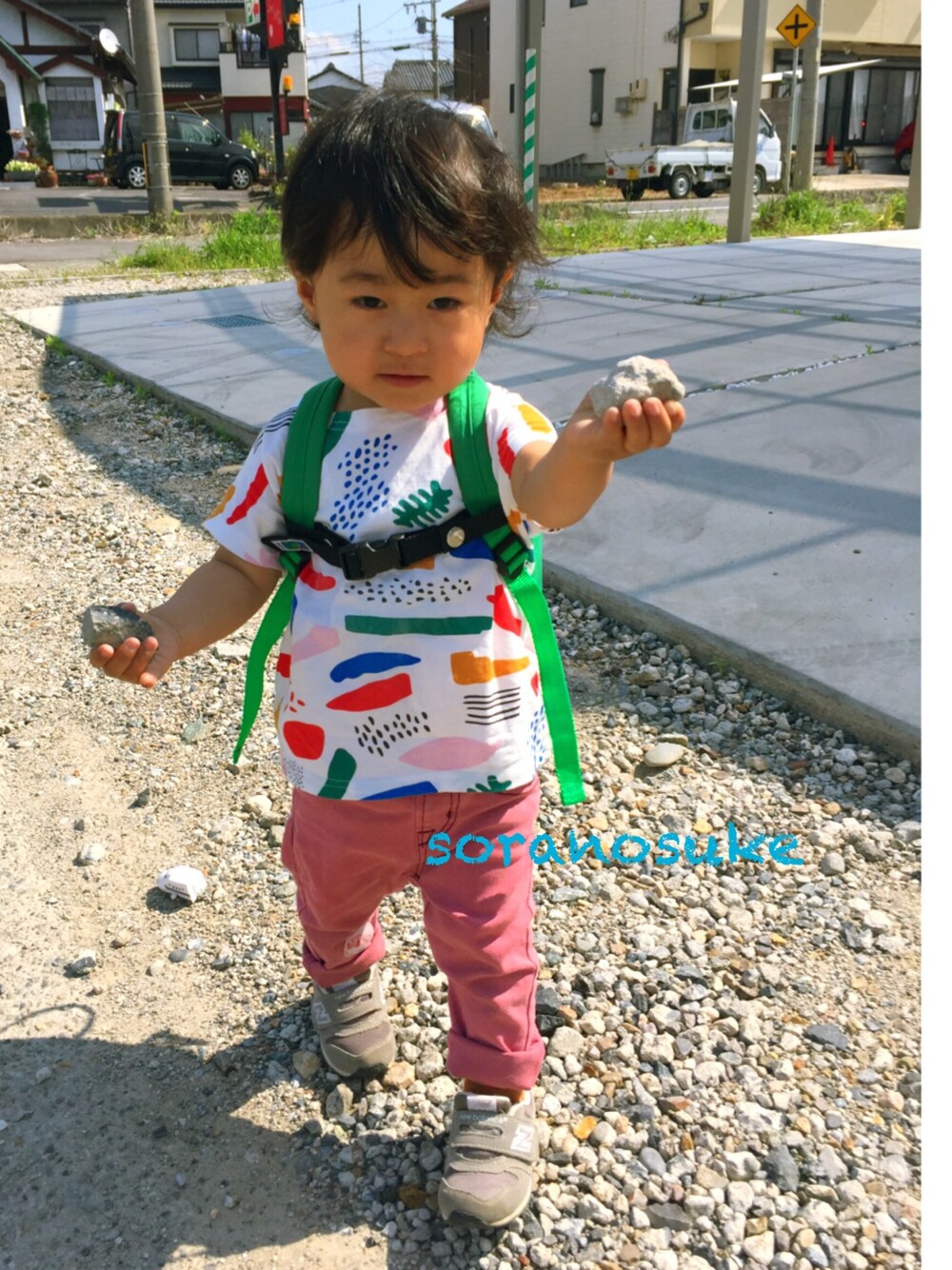 ☁︎•ꇵ͒•`s☺︎+sa*॰¨̮さんの「BOBO風トップス韓国さん（インスタント子ども服）」を使ったコーディネート