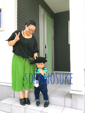 「アイテム（ピアス（両耳用））」を使った、☁︎•ꇵ͒•`s☺︎+sa*॰¨̮さん（レディース・153cm・30代）の秋コーディネート