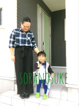 「アイテム（ピアス（両耳用））」を使った、☁︎•ꇵ͒•`s☺︎+sa*॰¨̮さん（レディース・153cm・30代）の秋コーディネート