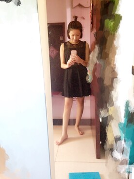 「NOのアイテム（その他）」を使った、二水さん（レディース・151cm）の夏コーディネート