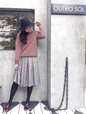 「アイテム（その他シューズ）」を使った、uca.さん（レディース・163cm）の冬コーディネート