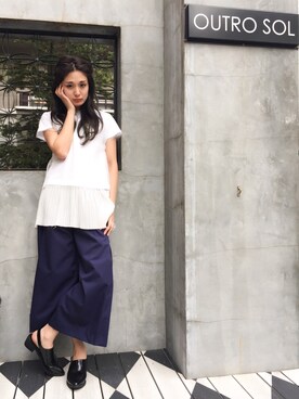 「アイテム（その他シューズ）」を使った、uca.さん（レディース・163cm）の春コーディネート