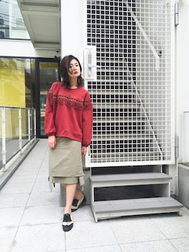 「スエット」｜uca.さん（レディース・163cm）の秋コーディネート