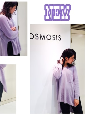 「OSMOSIS（オズモーシス）のアイテム」を使った、uca.さん（レディース・163cm）の冬コーディネート