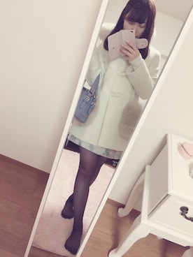 「Rirandture（リランドチュール）のアイテム（ダッフルコート）」を使った、あかねちゃんꪔ̤̮さん（レディース・155cm）の冬コーディネート