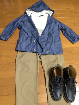 「SHIPS JET BLUE（シップスジェットブルー）のアイテム（トレンチコート）」を使った、Aさん（メンズ・173cm）の春コーディネート