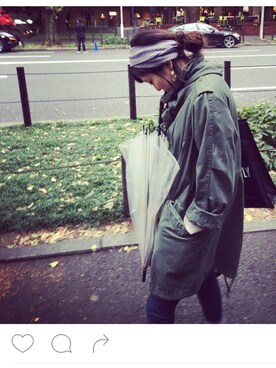 「in this life（インディスライフ）のアイテム」を使った、ミズヤコトホさん（レディース・156cm）の秋コーディネート