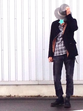 「TAKAHIROMIYASHITATheSoloIst.（タカヒロミヤシタザソロイスト）のアイテム（その他アウター）」を使った、keiGさん（メンズ・175cm）の春コーディネート
