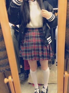 「SPINNS（スピンズ）のアイテム（シューズ）」を使った、なづたさん（レディース・155cm）の冬コーディネート