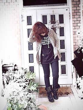 「DEICY（デイシー）のアイテム（その他アウター）」を使った、emi★★さん（レディース・161cm）の冬コーディネート