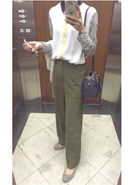 「IENA SLOBE」｜mai.さん（レディース・163cm）の夏コーディネート