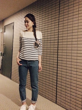 Hitomi Kitadaさん（レディース・160cm）の夏コーディネート