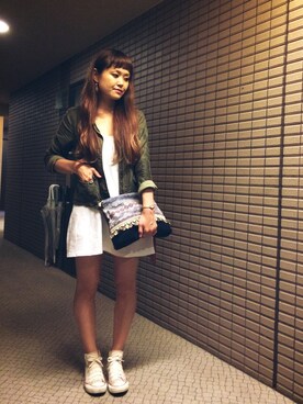 Hitomi Kitadaさん（レディース・160cm）の秋コーディネート