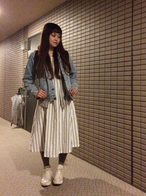 Hitomi Kitada Haco のワンピース チュニック タブリエを使ったコーディネート Wear