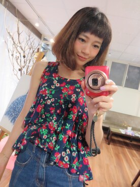 「shorts」｜「アイテム（財布/小物）」を使った、Taylor Maさん（レディース・163cm）の夏コーディネート
