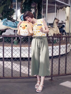 「funco」｜Taylor Maさん（レディース・163cm）の夏コーディネート