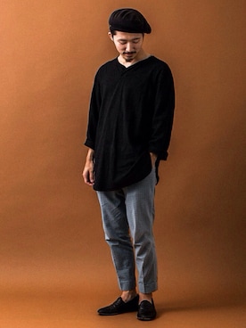 「WORK NOT WORK URBAN RESEARCH（ワークノットワークアーバンリサーチ）のアイテム」を使った、YutaYanagihoriさん（メンズ・164cm）の夏コーディネート