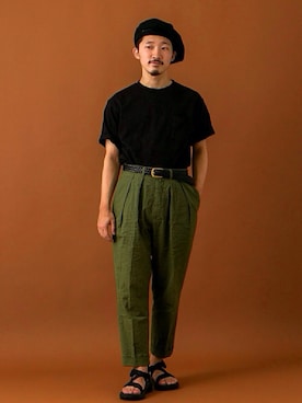 「7月WEAR夏のサンダル祭り」｜「アイテム（その他）」を使った、YutaYanagihoriさん（メンズ・164cm）の夏コーディネート