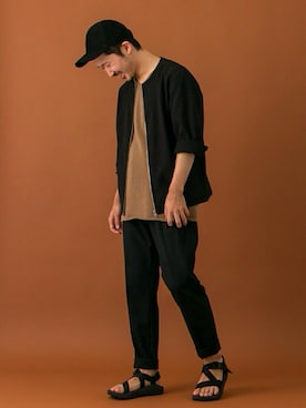 「Chaco（チャコ）のアイテム」を使った、YutaYanagihoriさん（メンズ・164cm）の夏コーディネート