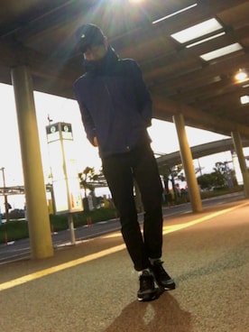 「STUDIOUS（ステュディオス）のアイテム（マウンテンパーカー）」を使った、MSKさん（メンズ・173cm）の秋コーディネート