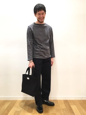 kitchen&garden新丸ビル店スタッフさん（メンズ・175cm）の秋コーディネート