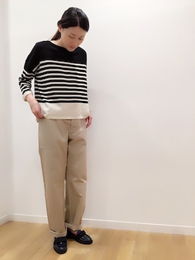 kitchen&garden新丸ビル店スタッフさん(レディース・165cm)の秋コーディネート