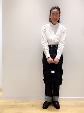 kitchen&garden新丸ビル店スタッフさん（レディース・160cm）の秋コーディネート