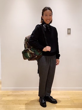 「Morris & Sons」｜kitchen&garden新丸ビル店スタッフさん（レディース・160cm）の秋コーディネート