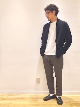 kitchen&garden新丸ビル店スタッフさん（メンズ・175cm）の秋コーディネート