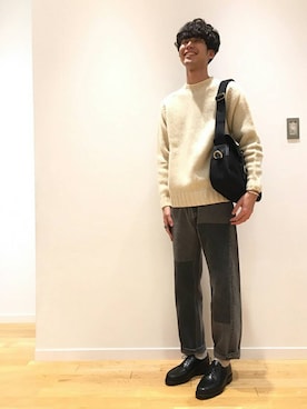 kitchen&garden新丸ビル店スタッフさん（メンズ・180cm）の秋コーディネート