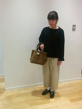kitchen&garden新丸ビル店スタッフさん（レディース・155cm）の秋コーディネート