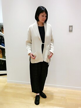 kitchen&garden新丸ビル店スタッフさん（レディース・165cm）の秋コーディネート