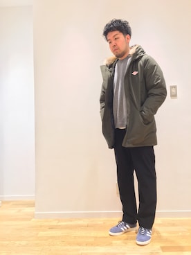 「 AURALEE」｜kitchen&garden新丸ビル店スタッフさん（メンズ・180cm）の秋コーディネート