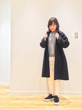 「 AURALEE」｜kitchen&garden新丸ビル店スタッフさん（レディース・155cm）の秋コーディネート