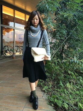 INGNI（イング）さん（レディース・151cm）の冬コーディネート