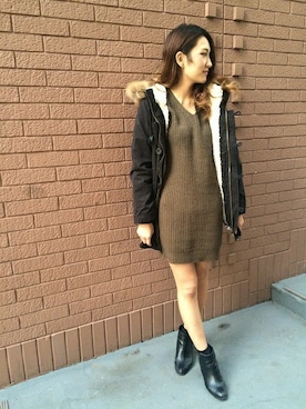 INGNI（イング）さん（レディース・160cm）の冬コーディネート