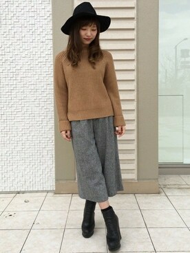 INGNI（イング）さん（レディース・158cm）の冬コーディネート