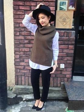 INGNI（イング）さん（レディース・155cm）の冬コーディネート